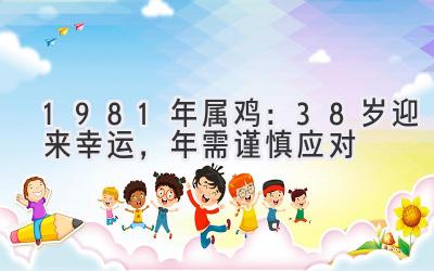  1981年属鸡：38岁迎来幸运，2020年需谨慎应对 