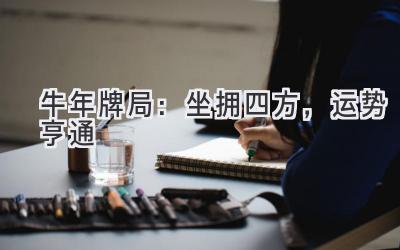  牛年牌局：坐拥四方，运势亨通 